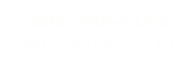 8045891009 Serving Central Virginia